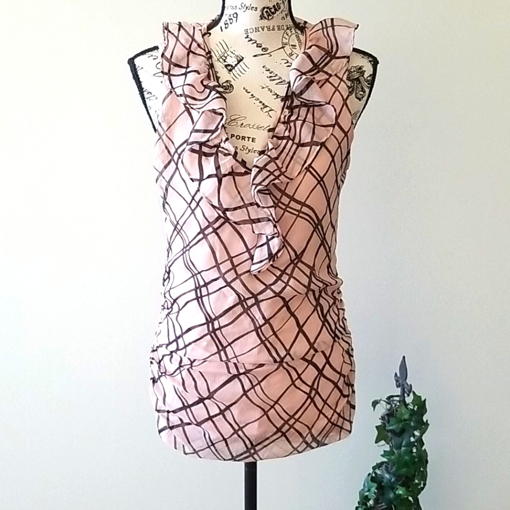 V-neck strech blouse